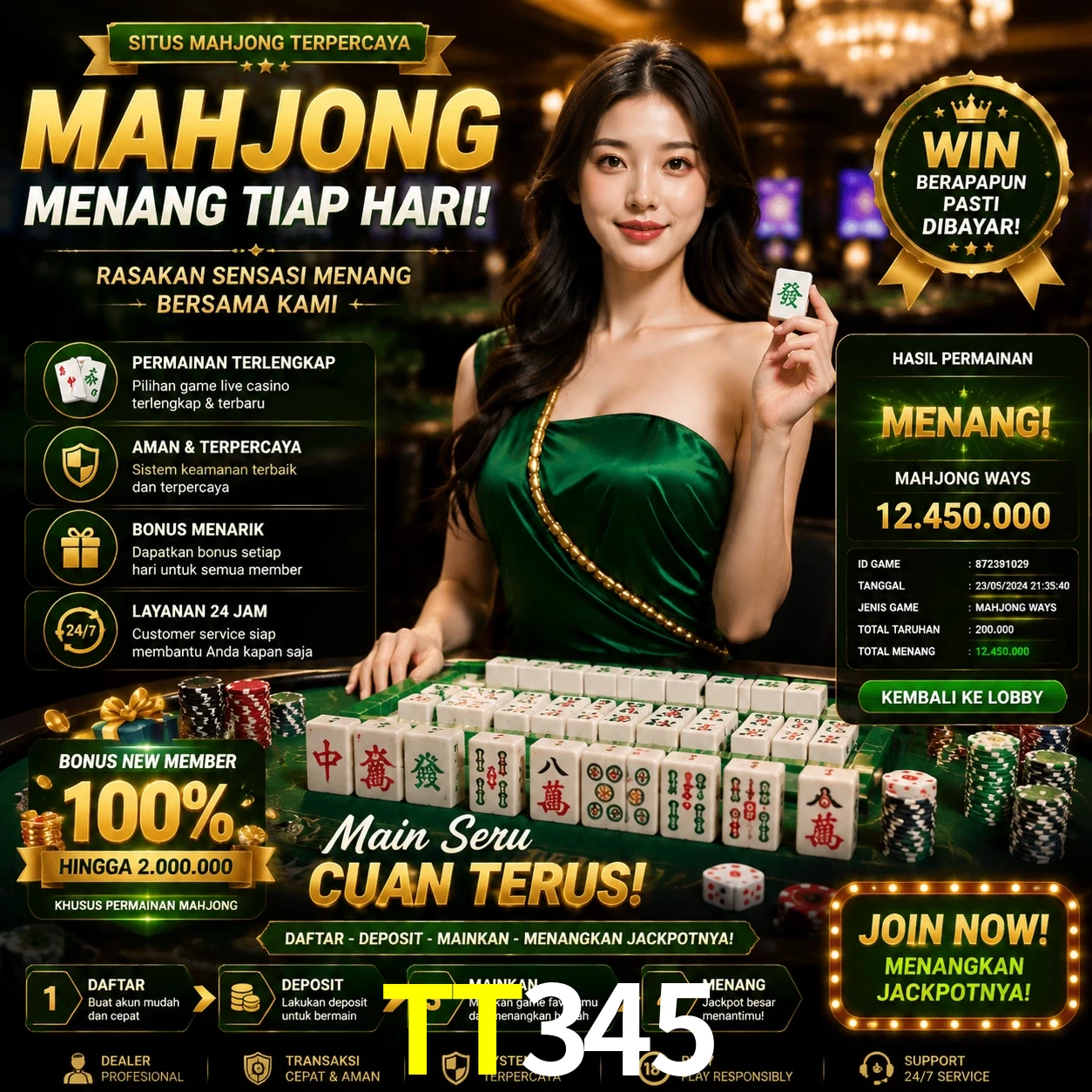 Cashback VIP TT345 - reembolso semanal